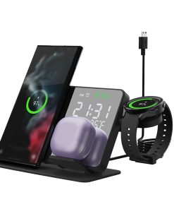 S928 Wireless Charger with Alarm Clock for Samsung